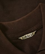 AURALEE（オーラリー）ポロシャツ 茶 サイズ:3(S位) メンズ/2200713102048