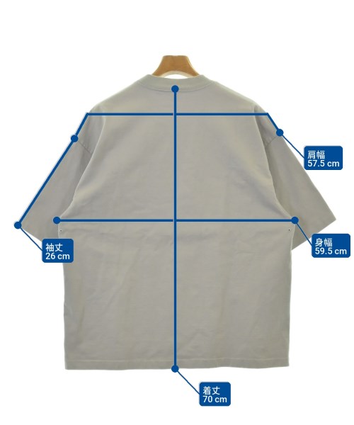 AURALEE（オーラリー）Tシャツ・カットソー グレー サイズ:4(M位) メンズ/2200716020059