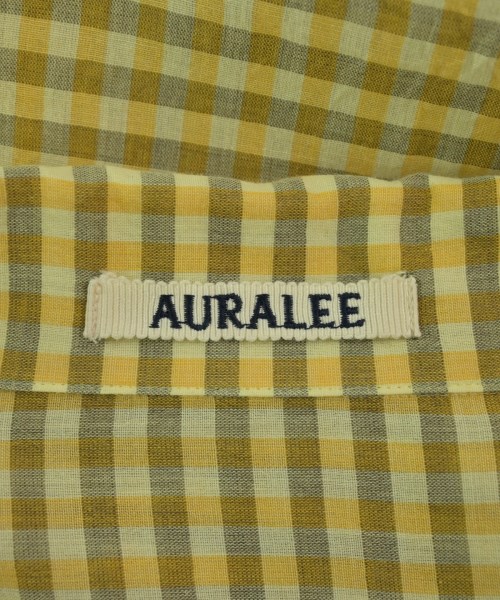 AURALEE（オーラリー）カジュアルシャツ 黄 サイズ:5(L位) メンズ/2200718548070
