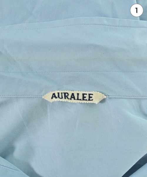 AURALEE（オーラリー）カジュアルシャツ 青 サイズ:5(L位) メンズ/2200718877026