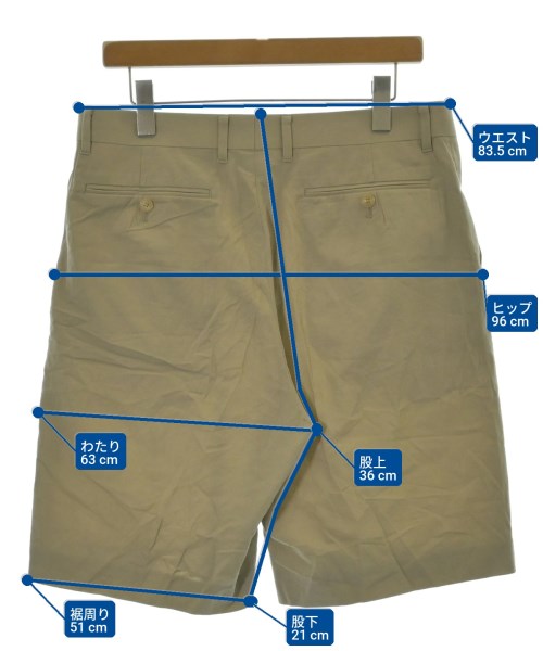 AURALEE（オーラリー）ショートパンツ ベージュ サイズ:5(L位) メンズ/2200642837103