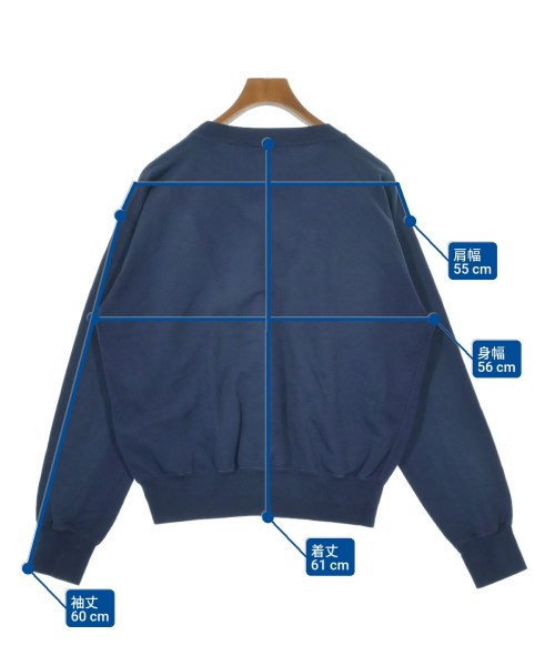 AURALEE（オーラリー）スウェット 紺 サイズ:4(M位) メンズ/2200645451016