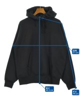 AURALEE（オーラリー）パーカー 黒 サイズ:4(M位) メンズ/2200646012018