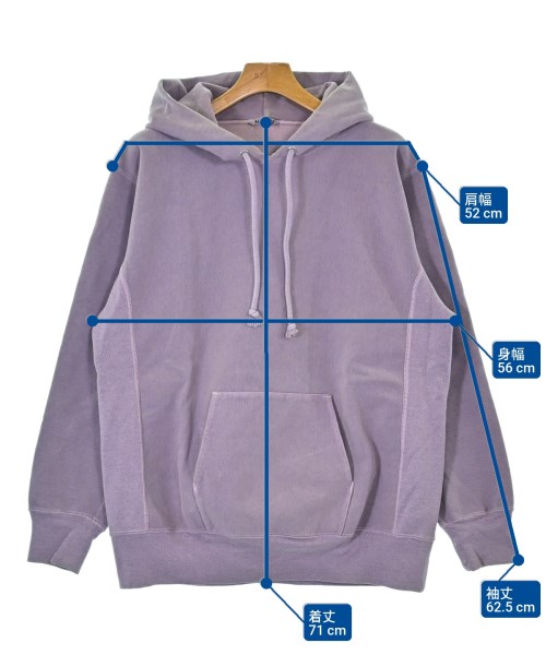 AURALEE（オーラリー）パーカー 紫 サイズ:5(L位) メンズ/2200646063027