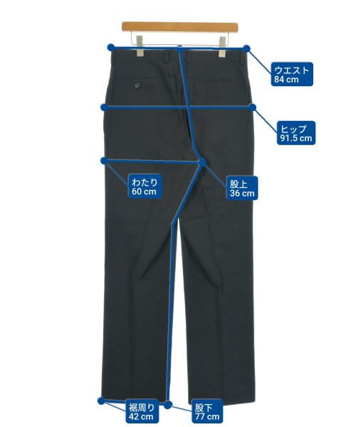 AURALEE（オーラリー）スラックス 黒 サイズ:5(L位) メンズ/2200646065021