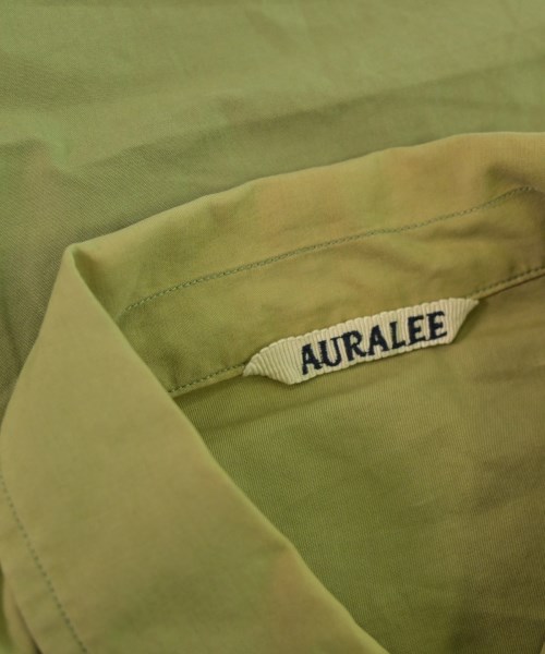 AURALEE（オーラリー）カジュアルシャツ カーキ サイズ:3(S位) メンズ/2200646813042