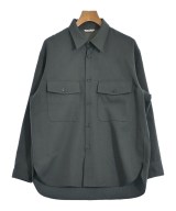 AURALEE（オーラリー）カジュアルシャツ 緑 サイズ:4(M位) メンズ/2200646960067
