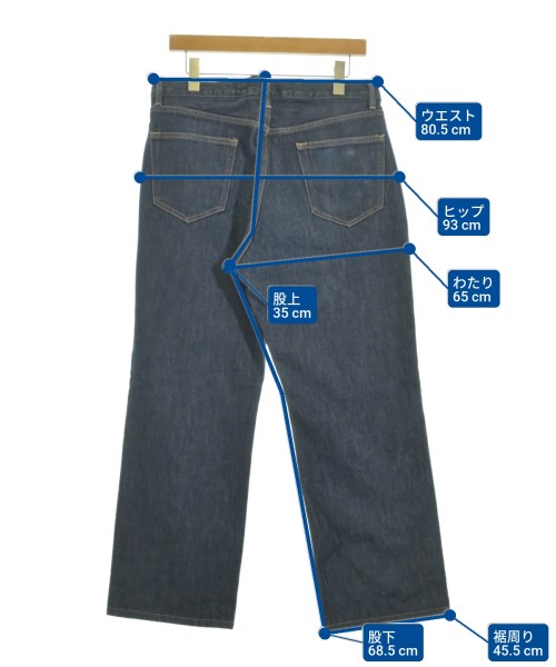 AURALEE（オーラリー）デニムパンツ 紺 サイズ:34(XL位) メンズ/2200636383166