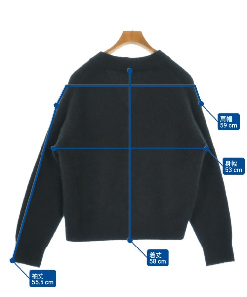 AURALEE（オーラリー）カーディガン 黒 サイズ:4(M位) メンズ/2200647133026