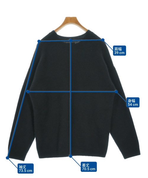 AURALEE（オーラリー）ニット・セーター 黒 サイズ:4(M位) メンズ/2200647133033