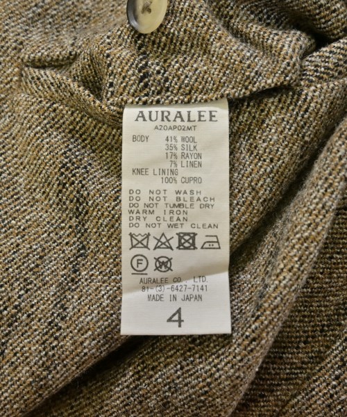 AURALEE（オーラリー）スラックス ベージュ サイズ:4(M位) メンズ/2200647778104