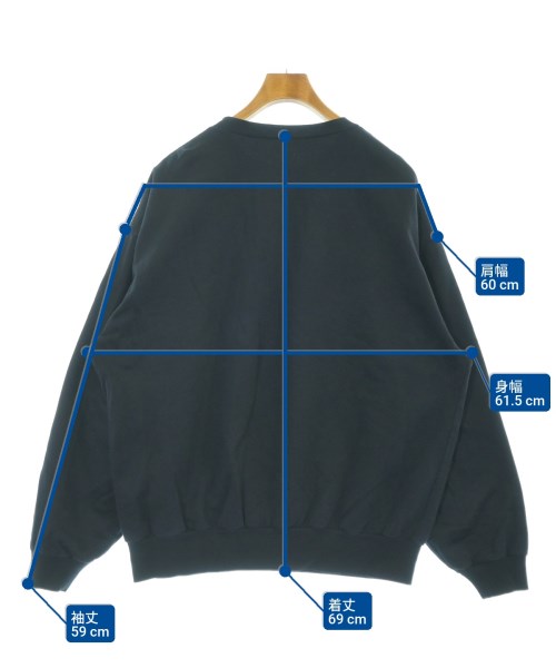 AURALEE（オーラリー）スウェット 紺 サイズ:4(M位) メンズ/2200648013068