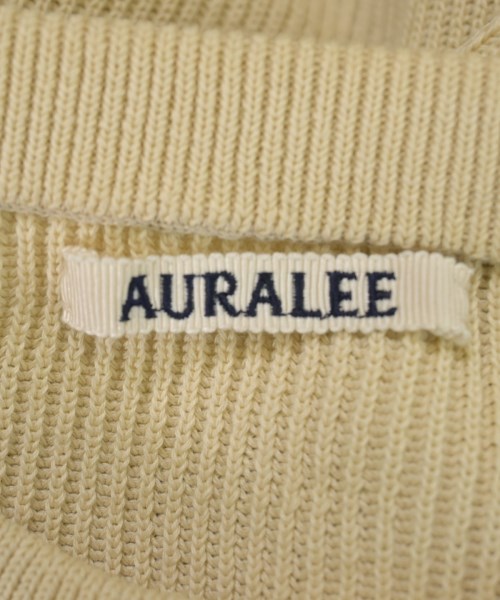 AURALEE（オーラリー）ニット・セーター 黄 サイズ:4(M位) メンズ/2200648471035