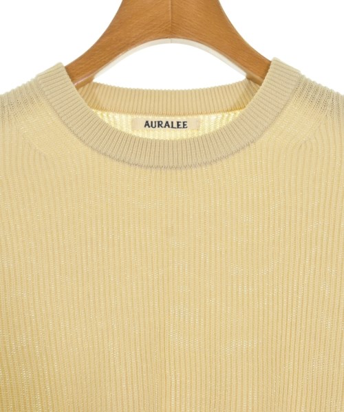 AURALEE（オーラリー）ニット・セーター 黄 サイズ:4(M位) メンズ/2200648471035