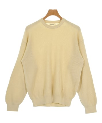 AURALEE オーラリー　コットンニット　サイズ4 【美品】 AURALEE（オーラリー）ニット・セーター 黄 サイズ:4(M位) メンズ