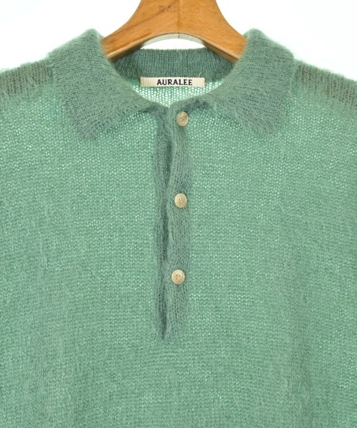 AURALEE（オーラリー）ニット・セーター 緑 サイズ:5(L位) メンズ/2200648569022