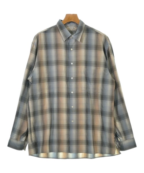 AURALEE(オーラリー)カジュアルシャツ グレー サイズ:5(L位)/2200648605065