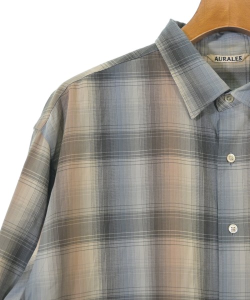 AURALEE（オーラリー）カジュアルシャツ グレー サイズ:5(L位) メンズ/2200648605065