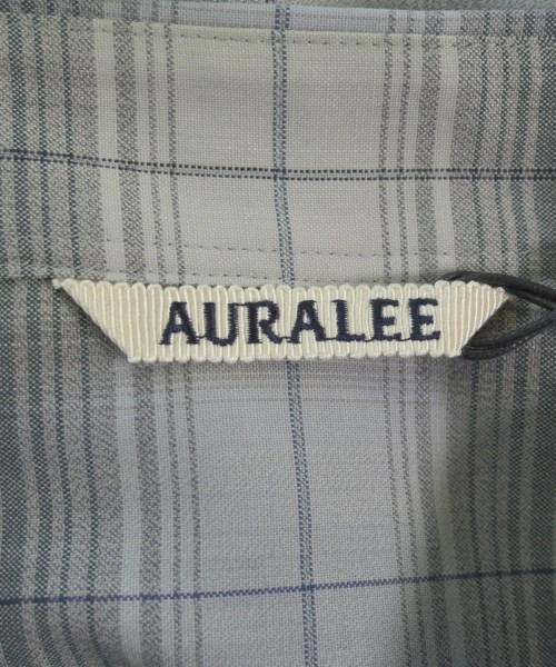 AURALEE（オーラリー）カジュアルシャツ 青 サイズ:4(M位) メンズ/2200648286028
