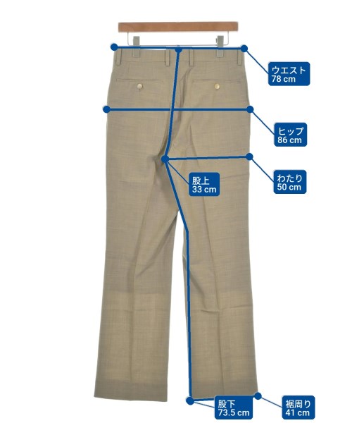 AURALEE（オーラリー）スラックス ベージュ サイズ:3(S位) メンズ/2200648286066