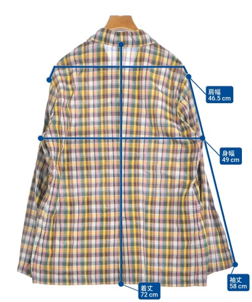 AURALEE（オーラリー）カジュアルジャケット 黄 サイズ:1(M位) レディース/2200648265139