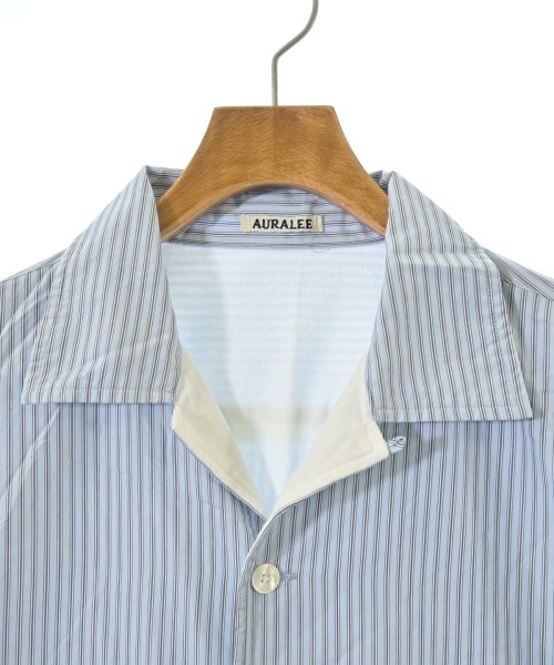AURALEE（オーラリー）カジュアルシャツ 青 サイズ:5(L位) メンズ/2200647877166