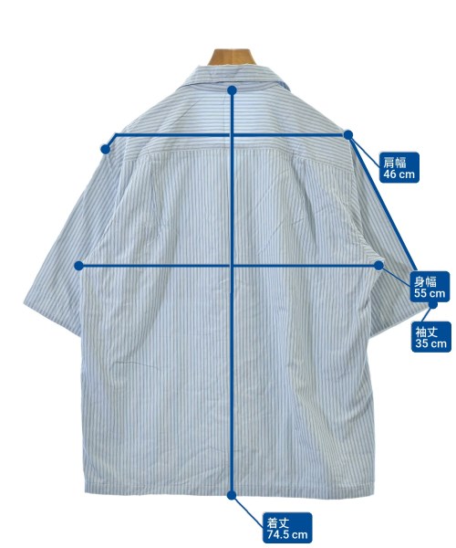 AURALEE（オーラリー）カジュアルシャツ 青 サイズ:5(L位) メンズ/2200647877166