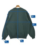 AURALEE（オーラリー）スウェット 緑 サイズ:5(L位) メンズ/2200647877180