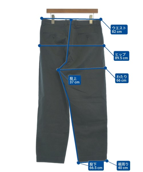 AURALEE（オーラリー）スラックス グレー サイズ:5(L位) メンズ/2200647877524