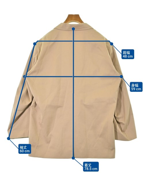 AURALEE（オーラリー）テーラードジャケット ベージュ サイズ:4(M位) メンズ/2200636678019