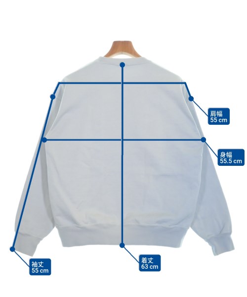 AURALEE（オーラリー）スウェット 青 サイズ:1(XXS位) メンズ/2200641635748