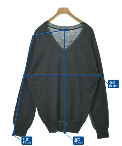 AURALEE（オーラリー）ニット・セーター グレー サイズ:5(L位) メンズ/2200650699021