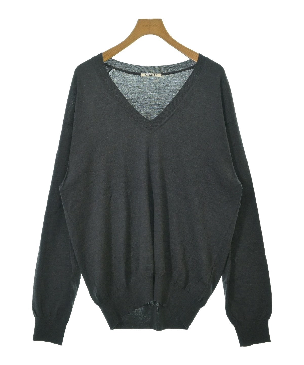 【AURALEE】 ニット　セーター AURALEE（オーラリー）ニット・セーター グレー サイズ:5(L位) メンズ
