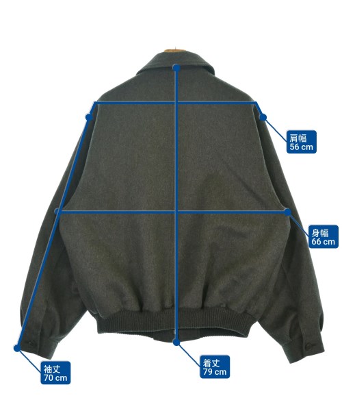 AURALEE（オーラリー）ブルゾン グレー サイズ:5(L位) メンズ/2200644203043