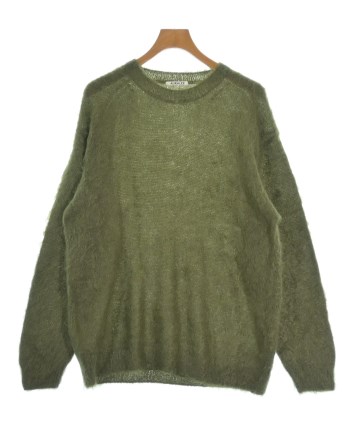 AURALEE（オーラリー）ニット・セーター カーキ サイズ:5(L位) メンズ