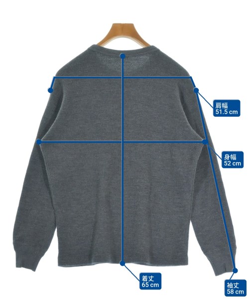 AURALEE（オーラリー）Tシャツ・カットソー グレー サイズ:3(S位) メンズ/2200644203098