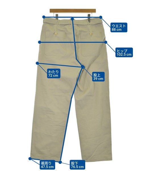 AURALEE（オーラリー）その他 ベージュ サイズ:4(M位) メンズ/2200651404150