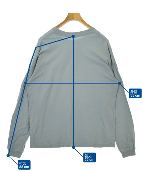 AURALEE（オーラリー）Tシャツ・カットソー 青 サイズ:3(S位) メンズ/2200642390127