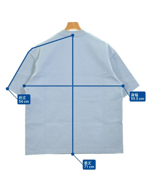 AURALEE（オーラリー）Tシャツ・カットソー 青 サイズ:4(M位) メンズ/2200642909091