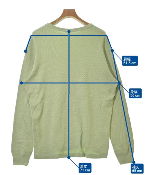 AURALEE（オーラリー）Tシャツ・カットソー 緑 サイズ:5(L位) メンズ/2200651943024