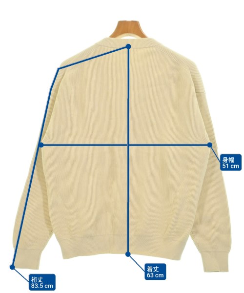 AURALEE（オーラリー）ニット・セーター ベージュ サイズ:1(XXS位) メンズ/2200631630012