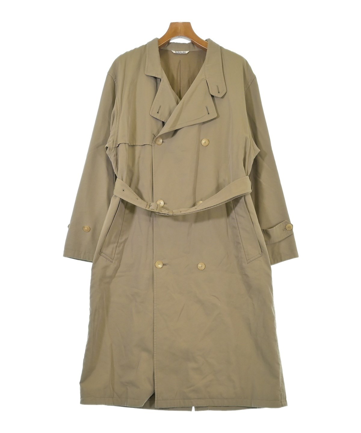 AURALEE（オーラリー）トレンチコート ベージュ サイズ:3(S位) メンズ