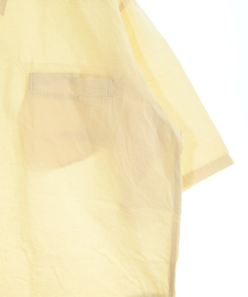 AURALEE（オーラリー）カジュアルシャツ 黄 サイズ:4(M位) メンズ/2200647042045