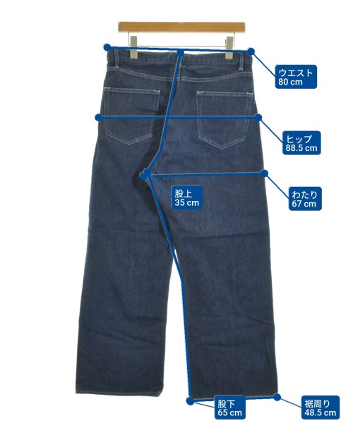 AURALEE（オーラリー）デニムパンツ 青 サイズ:4(M位) メンズ/2200647042083