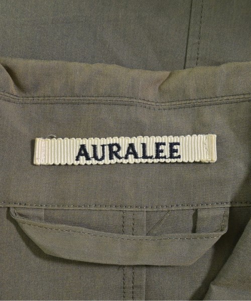 AURALEE（オーラリー）ステンカラーコート カーキ サイズ:4(M位) メンズ/2200652750089