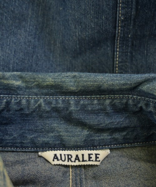 AURALEE（オーラリー）カジュアルシャツ 紺 サイズ:4(M位) メンズ/2200653401041