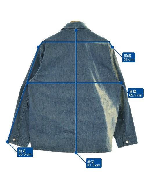 AURALEE（オーラリー）カジュアルシャツ 紺 サイズ:4(M位) メンズ/2200653401041