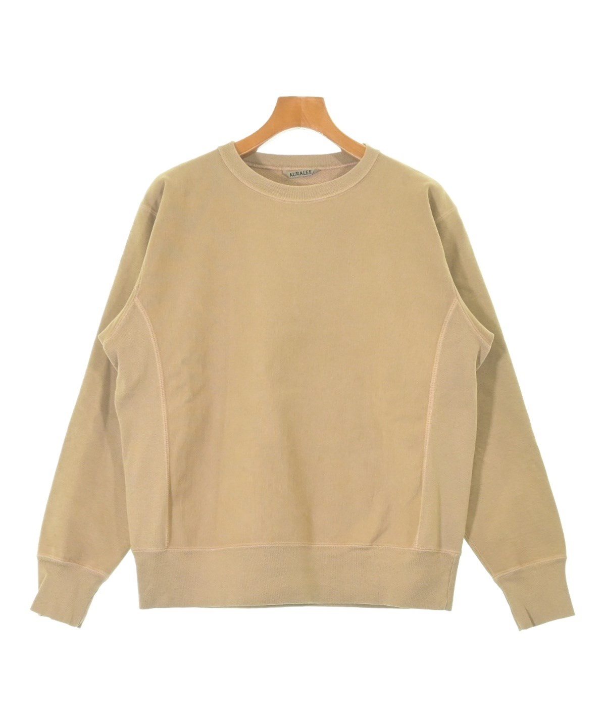 AURALEE（オーラリー）スウェット ベージュ サイズ:3(S位) メンズ