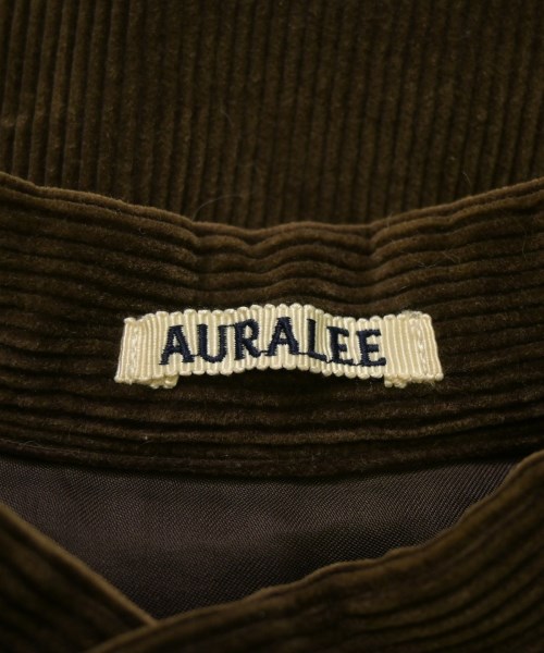 AURALEE（オーラリー）カジュアルシャツ 茶 サイズ:1(XXS位) メンズ/2200653863030