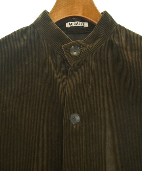 AURALEE（オーラリー）カジュアルシャツ 茶 サイズ:1(XXS位) メンズ/2200653863030